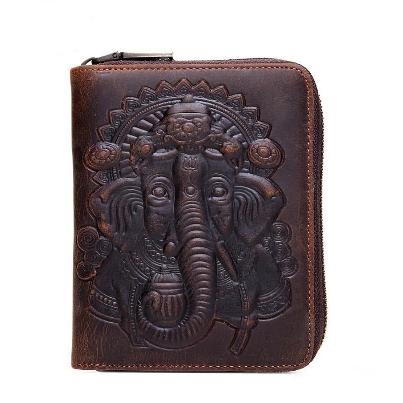 Dark Coffee Leather Passport / Card Holder – Rfid-Protected PRL-A1062032060DBT