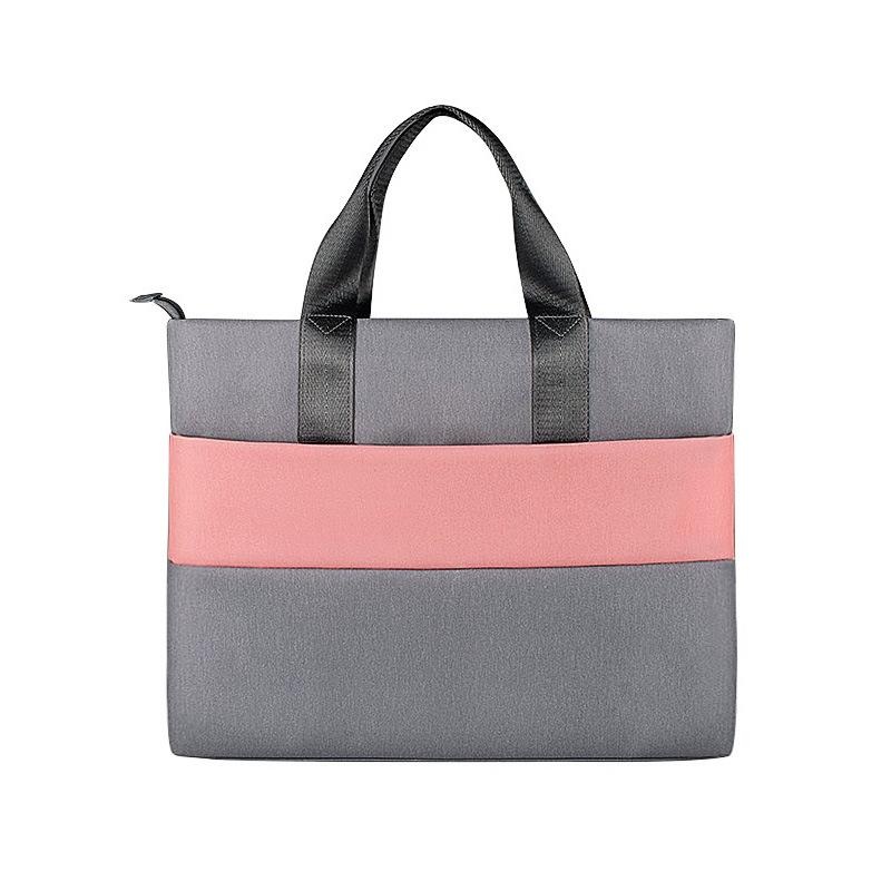 Universal Portable Laptop Liner Bag – Pink / Gray – 14.1-15.4 Inches PRL-A1063343060DBT