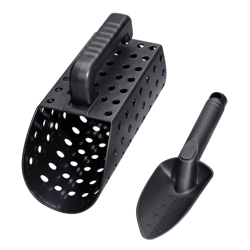 Black Metal Detector Scoop And Shovel Set For Digging PRL-A1084561060DBT