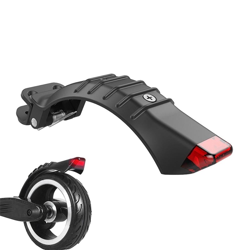 Carbon Fiber Rear Fender With Led Tail Light For Electric Scooters – 5 / 5.5 / 6.5 Inch PRL-A1085622750DBT