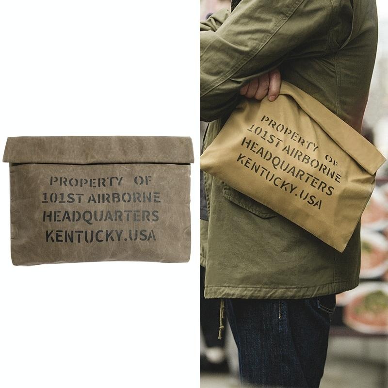 Vintage Canvas Handbag For Documents And Files – Coffee PRL-A1085603060DBT