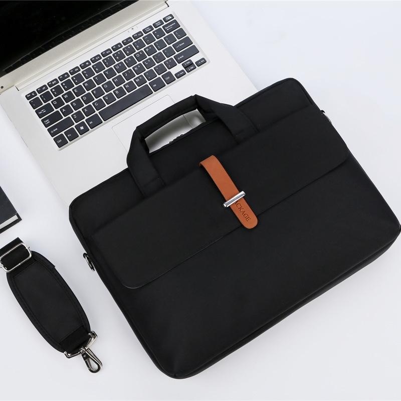 14-14.6 Inch Multifunctional Laptop Bag – Durable Shoulder & Handheld – Black PRL-A2021812060DBT