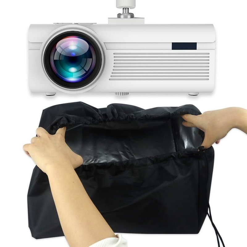 35X35X22Cm Durable Oxford Cloth Projection Dust Cover – Black PRL-A1093182060DBT