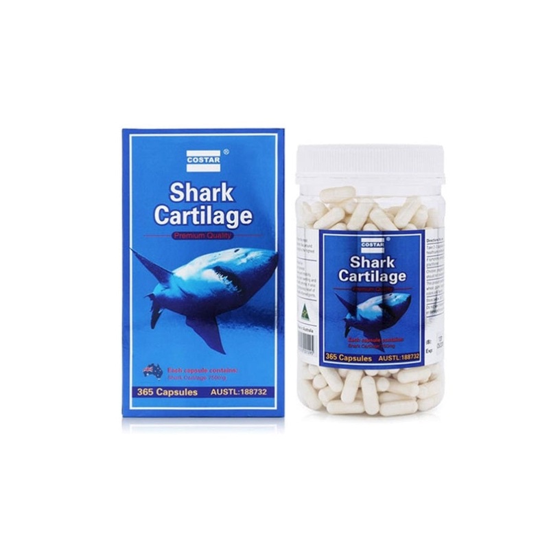 365x 750mg Shark Cartilage Caps Costar Joint Anti Inflammatory Supplement V238-SUPDZ-32330642161744