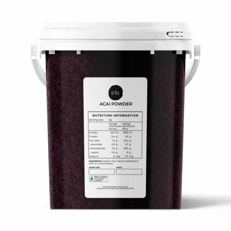 700g Acai Powder Bucket 100% Organic – Superfood Amazon Berries V238-SUPDZ-28988519743568