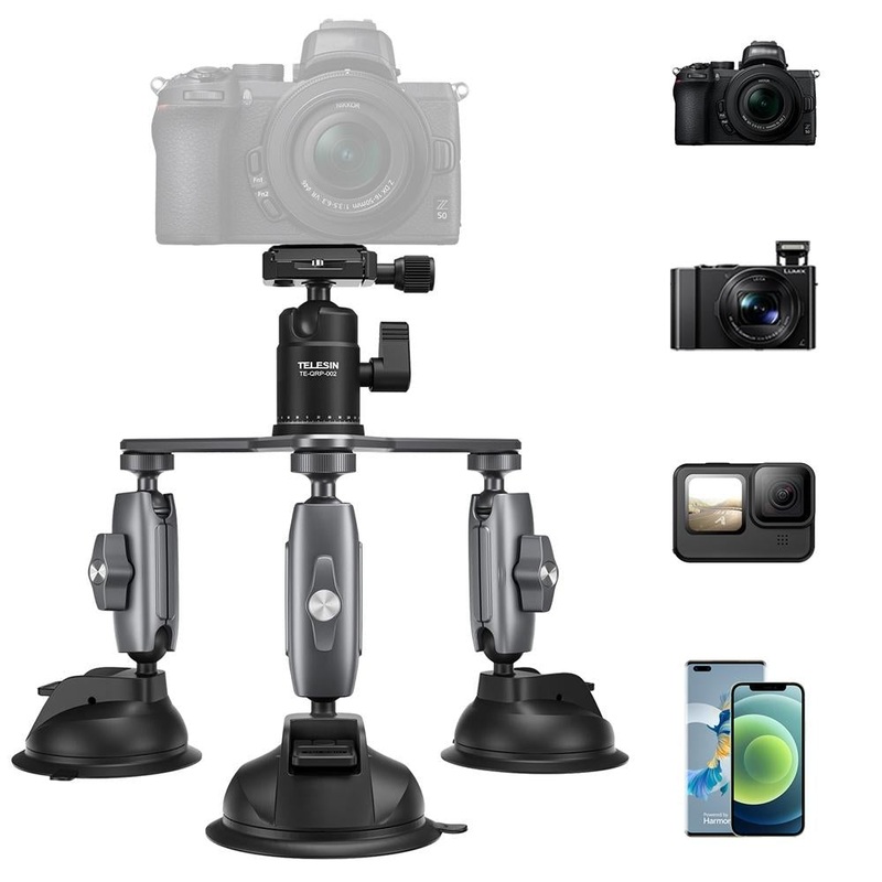 Car Mount For Action Camera With Suction Cup PRL-85263060DBT