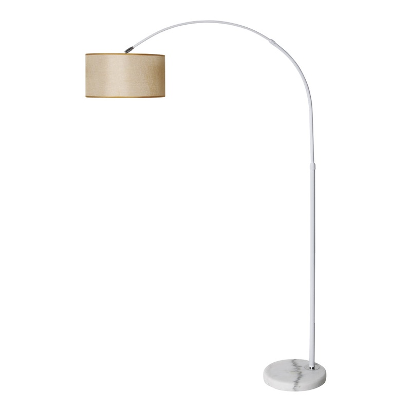 EMITTO Modern LED Floor Lamp Reading Beige LI0384-WHGY