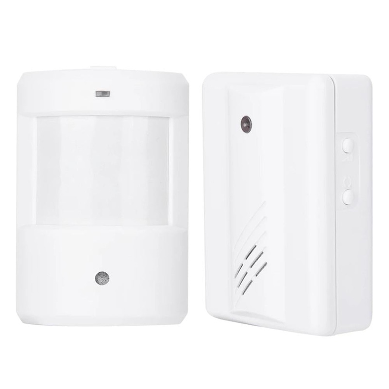 Wireless Doorbell With Electro Guard Ir Detection – White PRL-8730-CDM-S