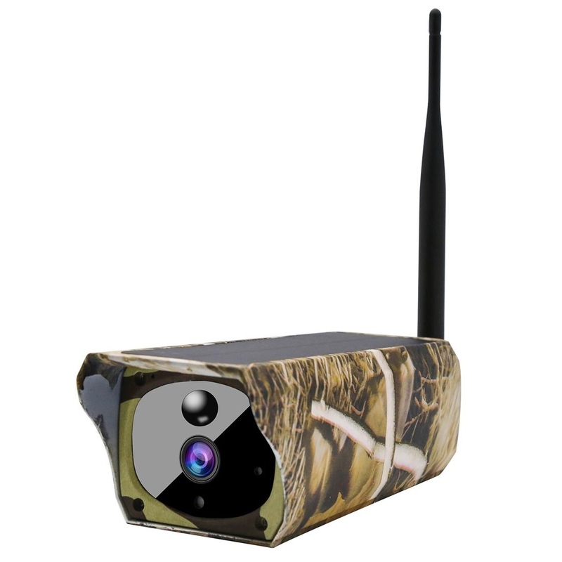 1080P Hd Solar Wifi Camera With Motion Detection & Night Vision – Maple Leaf Pattern PRL-8807CN
