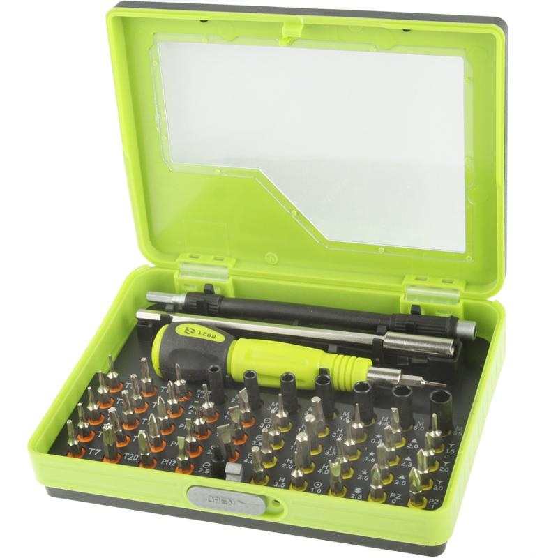 Versatile 53-Piece Precision Screwdriver Set – Green PRL-9000-PTE-S