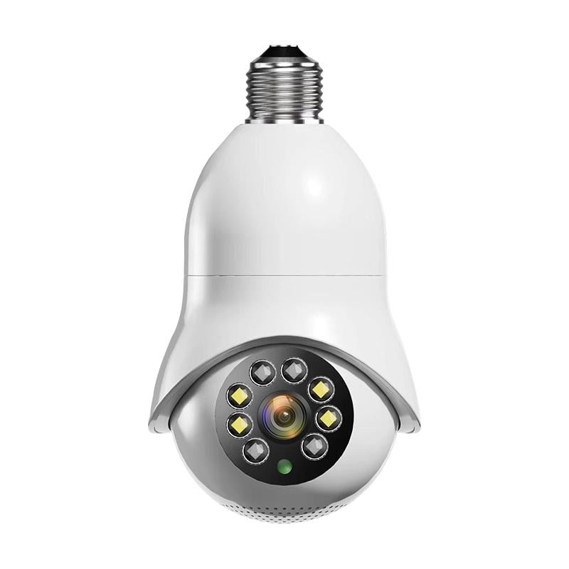 2.0Mp Wifi Light Bulb Camera With Motion Detection And Night Vision – Dual Light Source White PRL-A100008300ADE