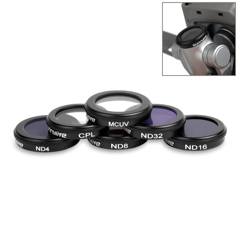 6-In-1 Lens Filter Kit For Dji Mavic 2 / Zoom – Hd Mcuv Cpl Nd Filters PRL-9854THC