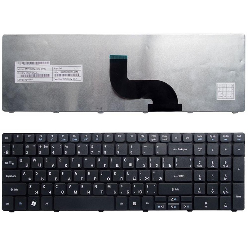English Laptop Keyboard For Acer Aspire 7736 Series PRL-9682PS