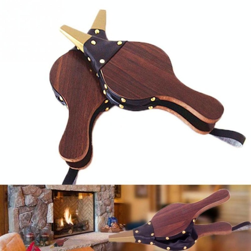 Vintage Wooden Fireplace Blower For Traditional Cooker – Diy Accessories PRL-98253240DBT