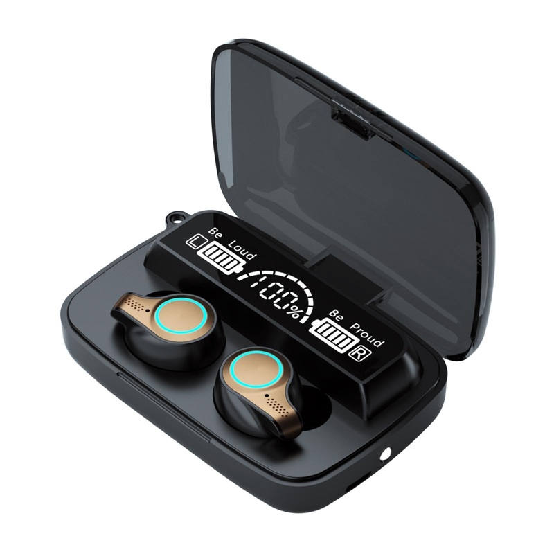 Waterproof Wireless Bluetooth 5.0 Earphones With Charging Box And Led Display PRL-944900ADE