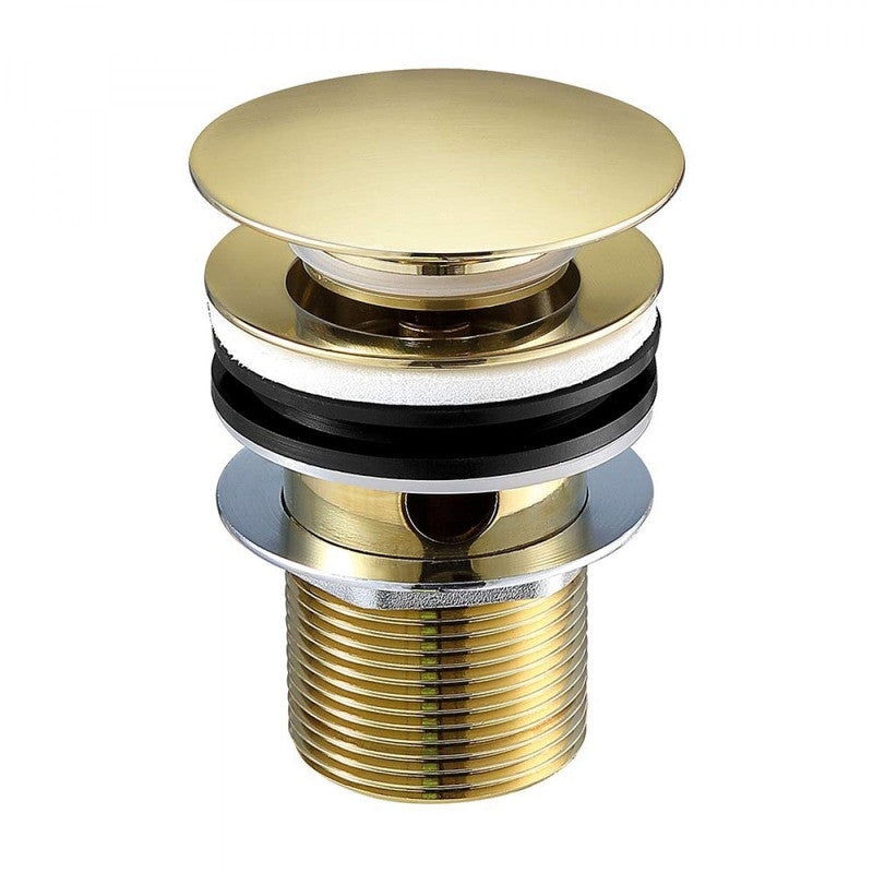 2020 new Burnished Brass gold Brushed Pop Up Waste Plug 40 mm NO Overflow V549-IF_FB1957F1