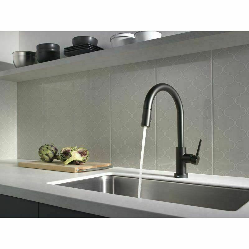 2023 Matte Black Pull out Kitchen tap Solid stainless steel PVD plated V549-BLACKPULLNEW4