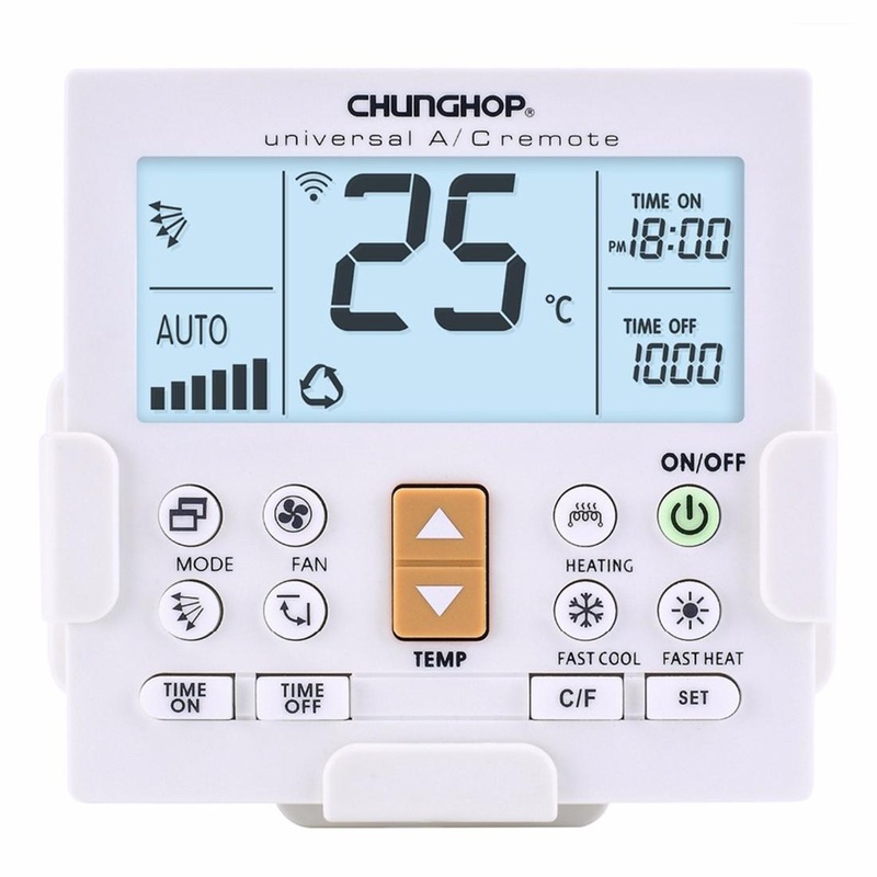 Universal Lcd Air Conditioner Remote Controller With Bracket – Chunghop K650E PRL-7030CP