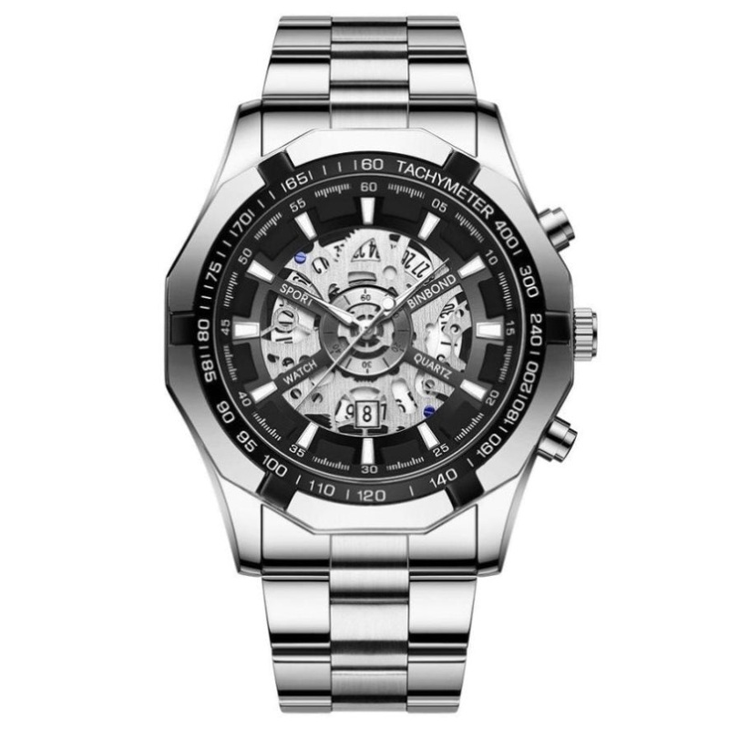Waterproof Luminous Quartz Watch – Hollowed Design 30M PRL-7009043060DBT