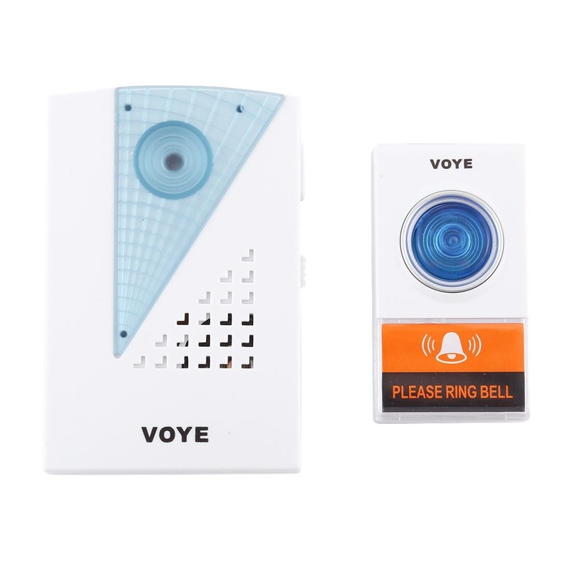 Wireless Doorbell With 38 Sounds And Remote Control With 38 Polyphony Sounds PRL-7010-DW-S