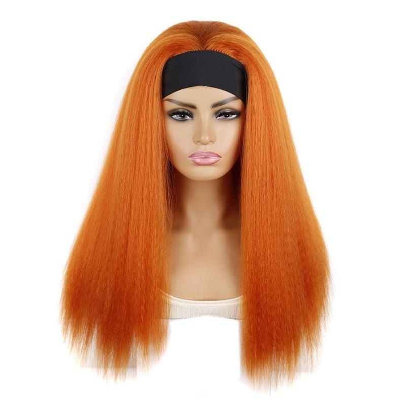 18C O Long Hair Turban Headband With Corn Beard Wig PRL-7156214750DBT