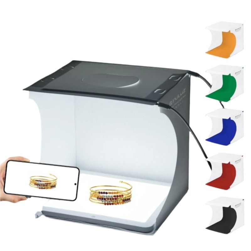 20X20Cm Mini Led Studio Light Panel & Shadowless Tent Box For Photography PRL-7315UP