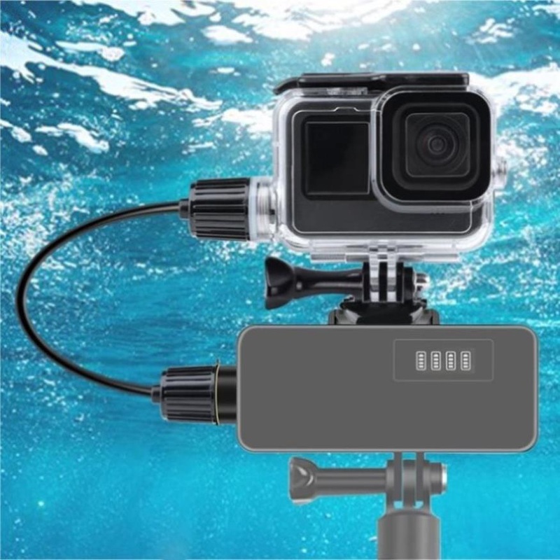 Waterproof Housing Case For Gopro Hero10 / 9 With Buckle Mount And Charging Compatibility PRL-7631ACD