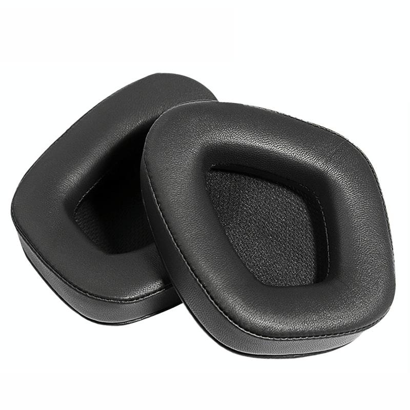 Black Lamb Leather Earpads For Corsair Void Pro Elite – Set Of 2 PRL-8036132060DBT