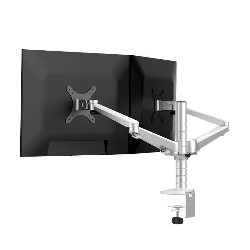 Double Arm Aluminum Desktop Monitor Mount Stand – Compact PRL-5366100AYS