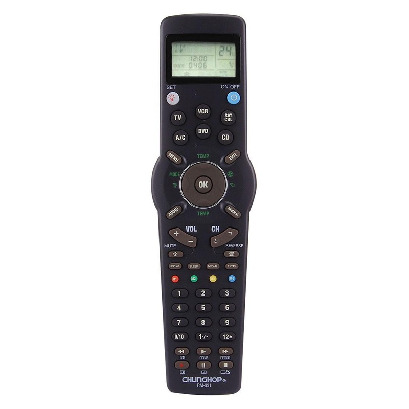 Universal Lcd Remote Controller With Learning Function For Tv Vcr Sat Cbl Dvd Cd A / C – Chunghop Rm PRL-8030CP