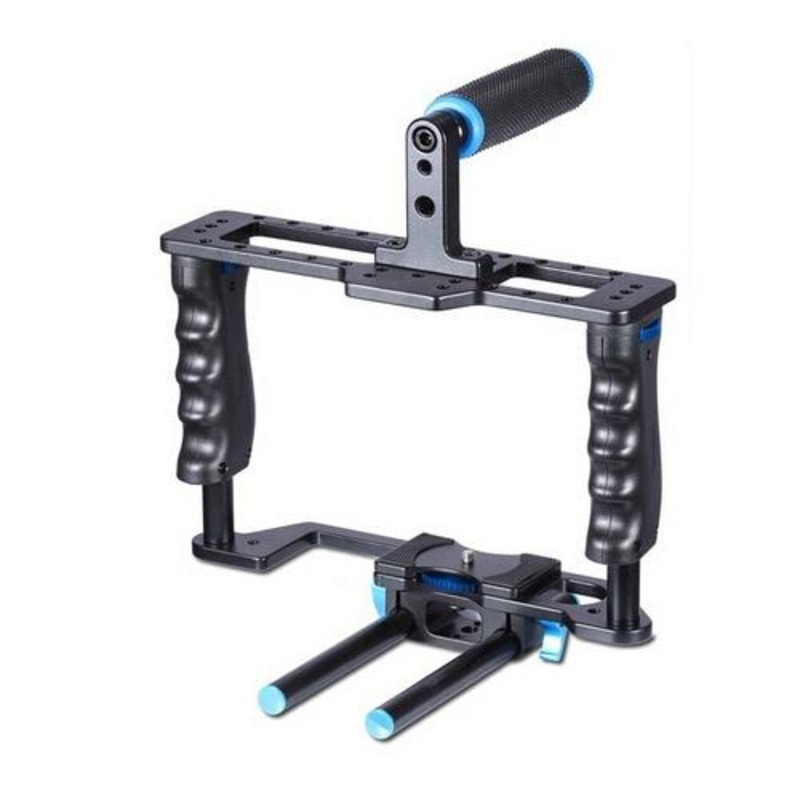 Camera Stabilizer With Protective Cage Handle And Top Set PRL-5521-ACD-S