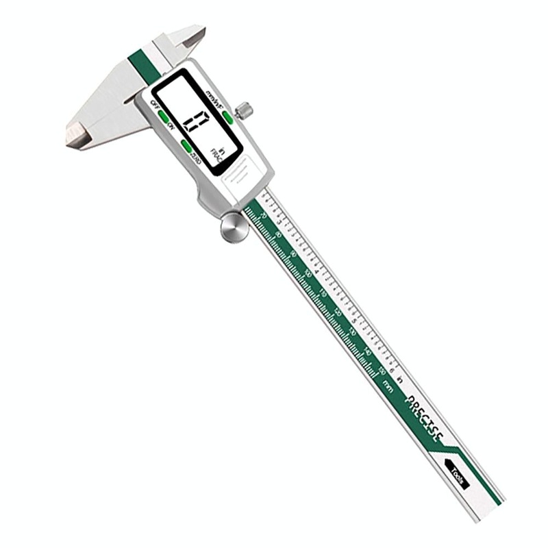 Digital Display Vernier Caliper – 0-150Mm Stainless Steel – Green PRL-59924650DBT