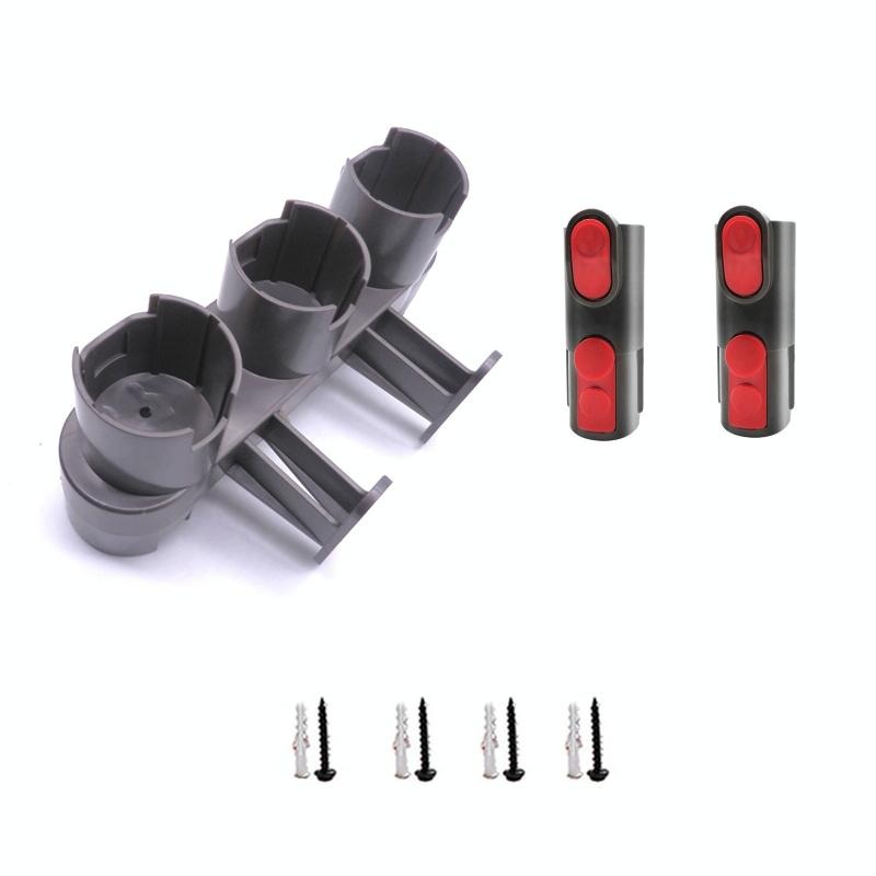 Universal Vacuum Cleaner Rack With 2 Adapters For Dyson V7 V8 V10 – Organize And Store Efficiently PRL-57477650DBT