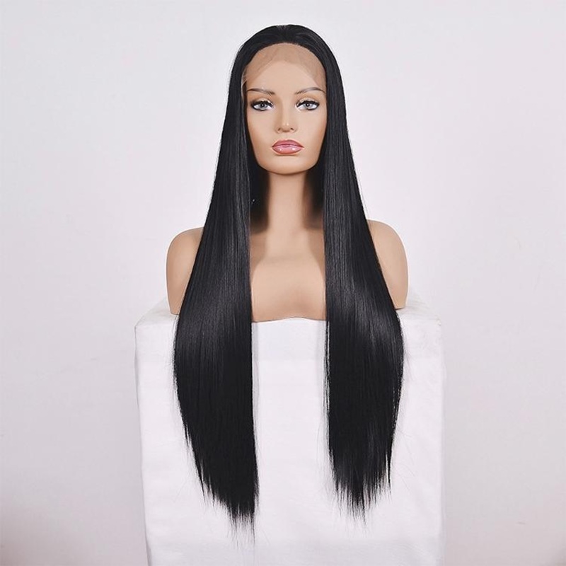 14 Straight Lace Front Human Hair Wig – Style 2 No Code PRL-606785940DBT