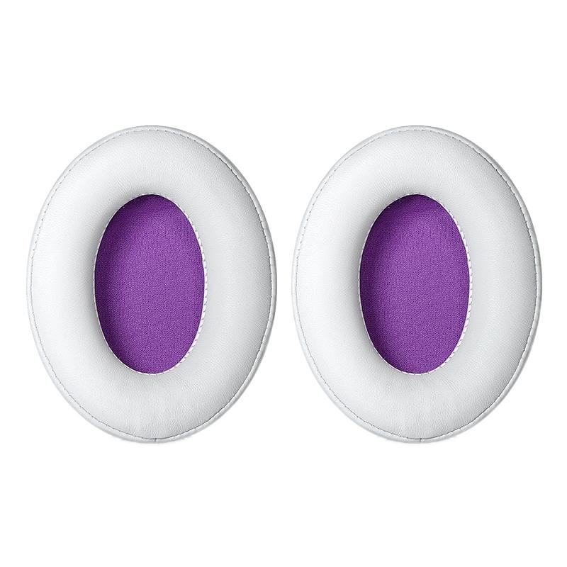 2-Pack Headset Earmuffs For Kingston Hyperx Cloud Ii – White & Purple Lambskin PRL-6190381060DBT