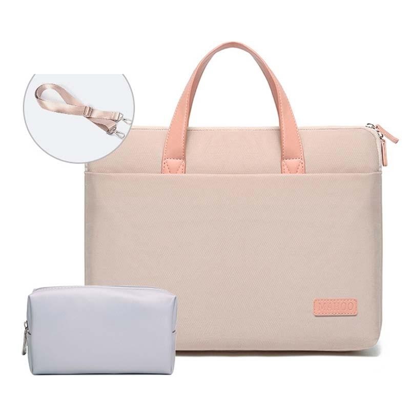 Ultra-Thin Macbook Laptop Bag – Khaki & Gray 15.6-16.1 Inches PRL-6030536240DBT