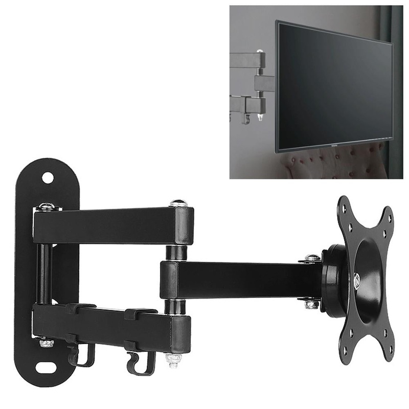 Universal Rotatable Retractable Monitor Wall Mount – 14-27 Inch PRL-6213TS