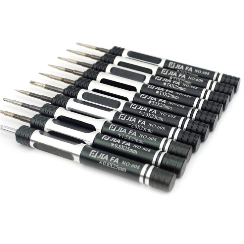 10-In-1 Metal Mobile Phone Repair Screwdriver Set PRL-6423PTE