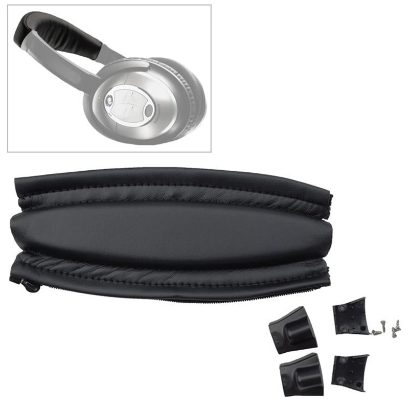 10-Piece Headgear Cover For Bose Qc2 / Qc15 Headphones With Plastic Parts & Screws PRL-6746D6PI