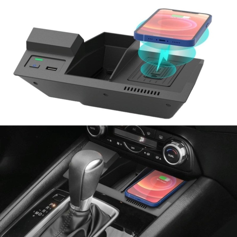10W Wireless Charger For Mazda Cx-5 2017-2020 – Qi Standard PRL-6865PRC