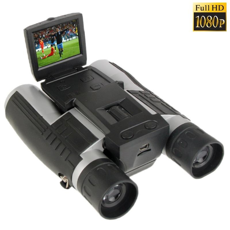 5Mp 12X32 Zoom Telescope Binocular Digital Camera With 2.0 Tft Lcd Screen – Black PRL-6701-CD-S