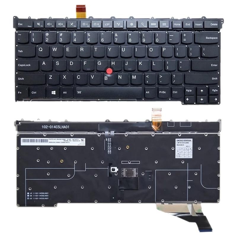 Backlit Us Keyboard For Lenovo Thinkpad X1 Carbon 3Rd Gen 2015 PRL-6372SPS