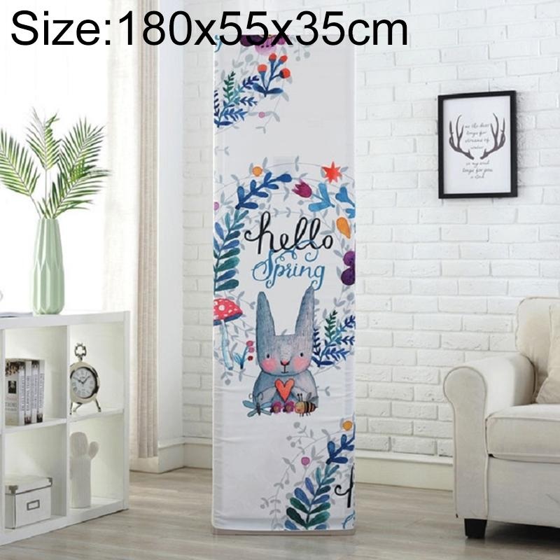 180X55X35Cm Rabbit Fabric Dust Cover For Vertical Cabinet Air Conditioners PRL-4229377230DBT