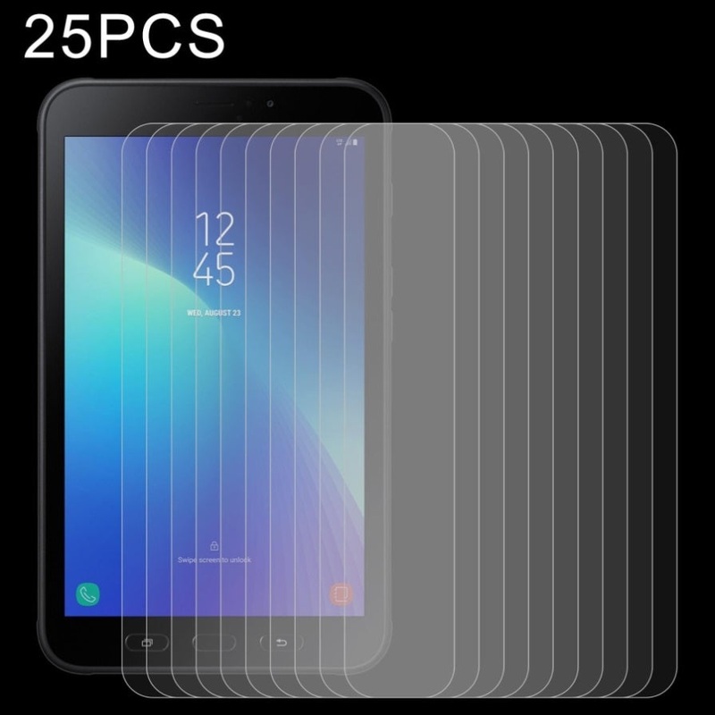 25-Pack Tempered Glass Film For Samsung Galaxy Tab Active 2 – 9H 2.5D Explosion-Proof PRL-436113200ADE