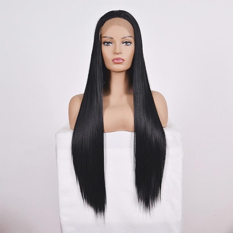 26 Straight Lace Front Human Hair Wig – Style 2 No Code – Natural Look PRL-416785940DBT