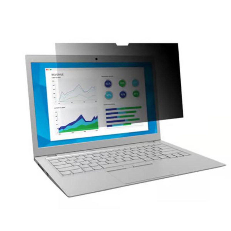 3M 13.3 16:9 PF, Ensures privacy from side views. Reduces glare and protects your laptop 13PF133W9B