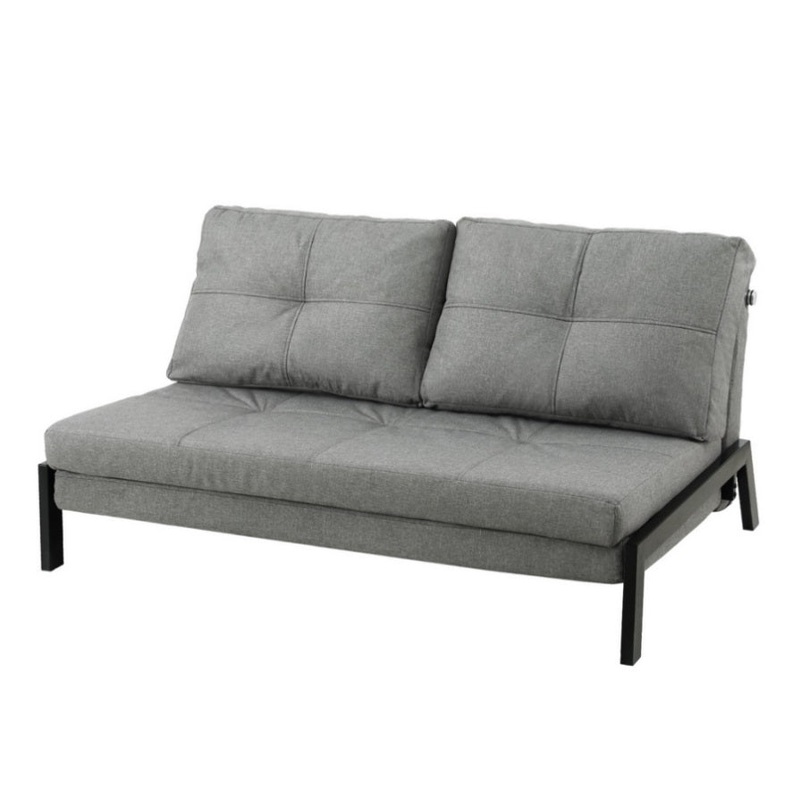 Artiss Sofa Bed 2 Seater Folding Convertible Couch Recliner Lounge Chair SBED-E-FLD02-2S-GY