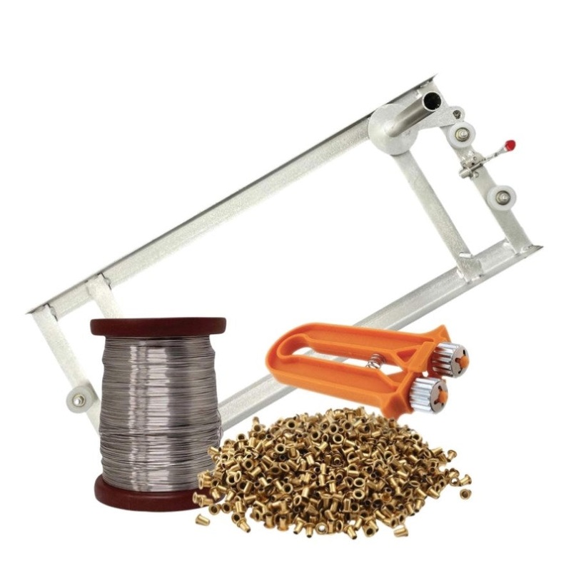 Beekeeping Kit – Wiring Board + 500g Wire + Crimper + 1000 Bee Frame Eyelets V238-SUPDZ-40705448083536