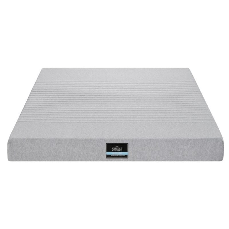 Giselle Bedding Cool Gel Memory Foam Mattress Charcoal 7-Zone Washable Bamboo Cover 15cm King FOAM-C-MFM-NOBLE-H015-K