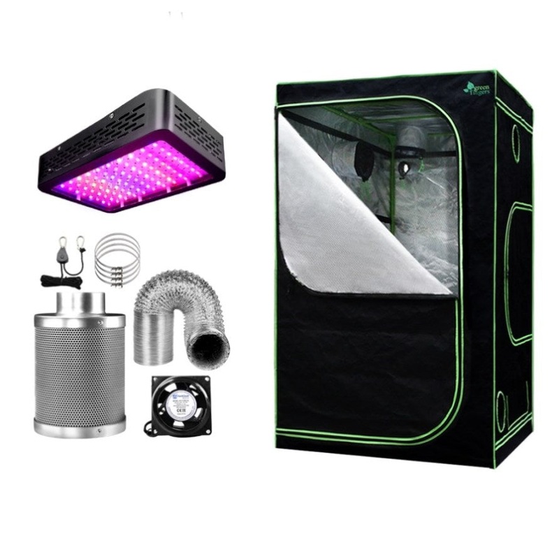 Green Fingers Grow Tent Light 120x120x200CM 1000W LED 6 Vent Fan,Green Fingers Grow Tent Light GT-TLK-120X120X200-1000-6IN
